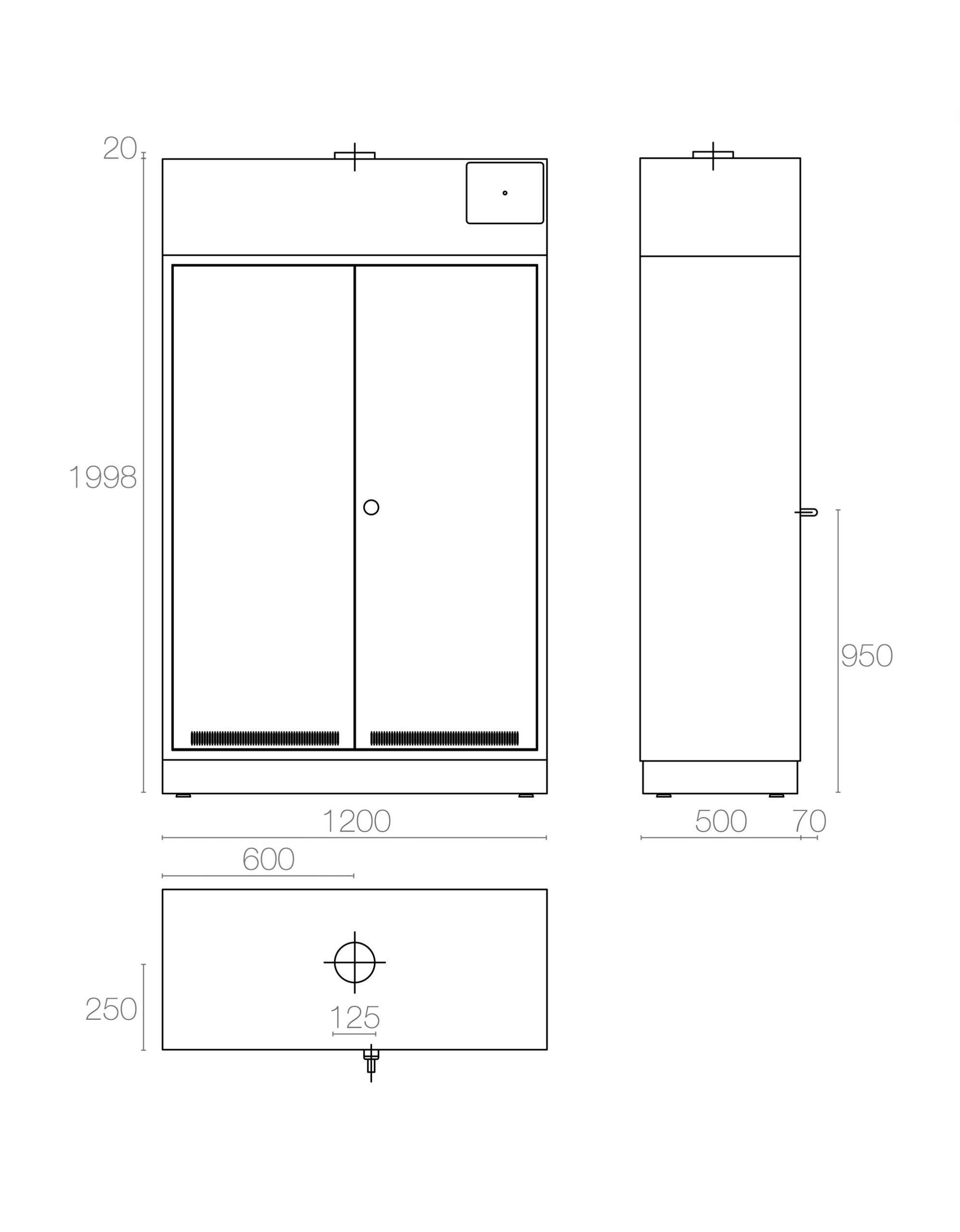 Safetybox AA 120 NEW chimici acidi-basi (CH012A) L.S.S. - immagine 2