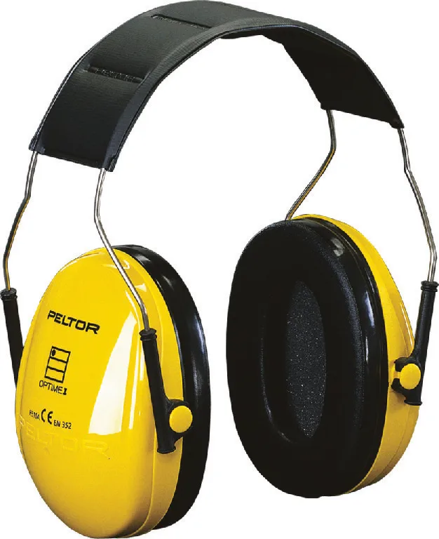 Cuffie antirumore SNR 28 dB c/archetto pieghevole nero/giallo PELTOR OPTIME I - immagine 6
