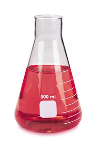 Beuta (matraccio conici Erlenmeyer) collo stretto vetro borosilicato ml 3000