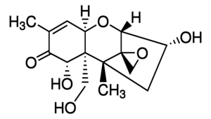 Deoxynivalenol solution, 100 mug/mL in acetonitrile, analytical standard
