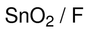 Fluorine doped tin oxide coated glass slide, L x W x thickness 300 mm x 300 mm x 2.2 mm, surface resistivity ~7 Omega/sq