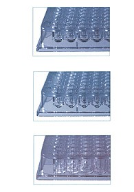 Piastra a 96 pozzetti microtiter fondo a U non sterile confezione 50 pezzi