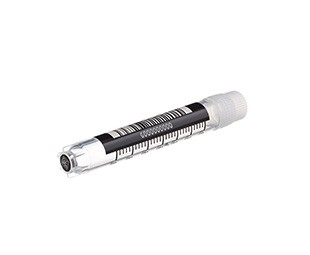 Vials CRYO.S GREINER con codifica DATAMATRIX ECC 200 sterili 4 ml fondo rotondo con base d'appoggio