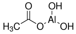 Aluminum acetate, dibasic, contains boric acid as stabilizer