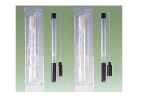 TAMPONI STERILI CON TERRENO DI TRASPORTO IN PROVETTA DIM.MM. 12X150 CF 500 POLIPROPILENE TERRENO AMI
