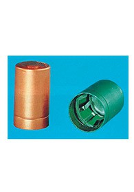 CHIUSURE IN ALLUMINIO ANODIZZATO LAB-O-CAP CF 100 DIAM MM. PROV. 14-15