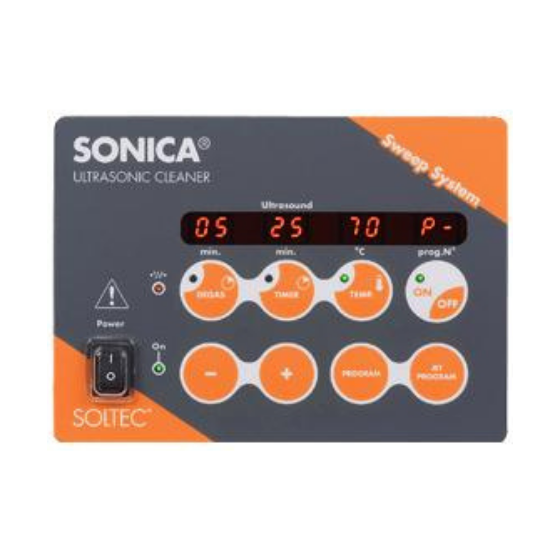 Bagno ad ultrasuoni S3 2400 EP 4.5L (090.003.0009) SONICA - immagine 2