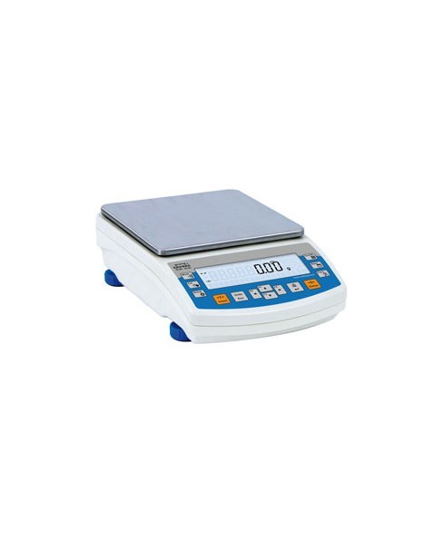 Bilancia tecnica 6100 g, precisione 10 mg, calibrazione interna RADWAG modello PS 6100.R2.M* MonoBL