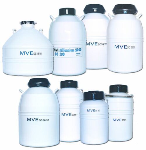 Contenitore criobiologico piccola capacità MVE modello SC11/7