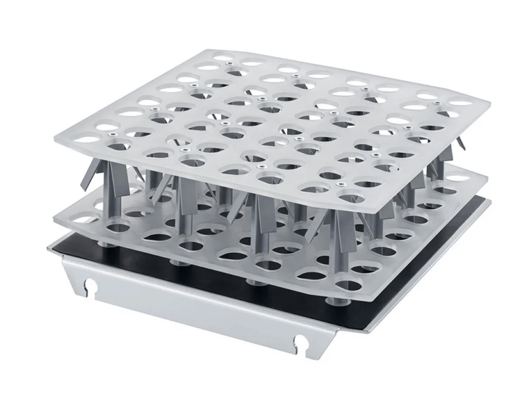 Inserto portatubi AS 130.4 x 64 provette Ø 10-16mm h. 80mm (0003120300) IKA