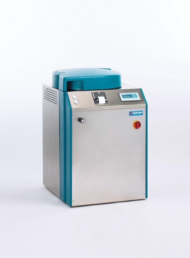 Autoclave verticale 75L FVG2 a vapore saturo c/controllore TSC09 FEDEGARI Autoclave verticale da pavimento FEDEGARI modello FVG2