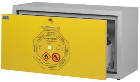 Armadio di sicurezza SAFETY BOX® per infiammabili modello AC 1200/50 CM D (per lo stoccaggio di 30 l