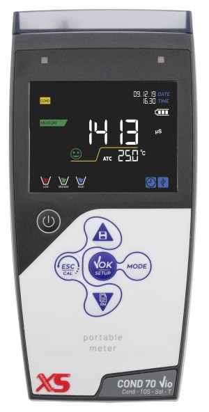 Conduttimetro portatile con cella 2301T e sensore di temperatura integrato, cavo 1 m, modello COND