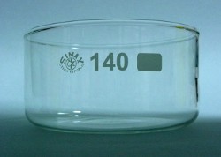 CRISTALLIZZATORE SENZA BECCO VETRO BOROSILICATO DIAM.MM. 40X25