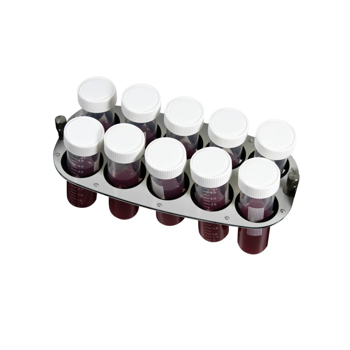 Piattaforma PRS-10 x 10 provette Ø 20-30 mm (max 50ml) (BS-010117-IK) BIOSAN Piattaforma per 10 provette con diametro fino a 30 mm (volume 50 ml).
