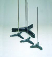 Sostegno a treppiedi gambo mm 180 asta in acciaio inox (Øx H. mm) 12X800