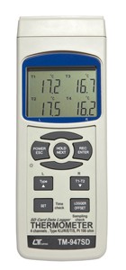 Termometro con sensore Pt 100 modello TEMP TM 947 SD