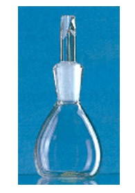 Picnometro per peso specifico Guy-Lussac tarato ml 50 con tappo a foro capillare