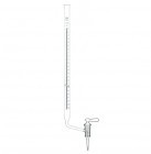 Buretta di Mohr striscia Schelbach classe AS vetro borosilicato rubinetto a squadra PTFE divisione 1