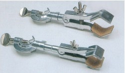 Pinze universali per sostegno con morsetto, branche rivestite in PVC apertura mm. 10-20
