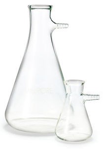 Matraccio conico per filtrazioni sottovuoto con connettore a oliva vetro borosilicato ml 2000