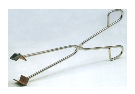 Pinza a forbice in acciaio inox per matracci e palloni