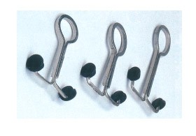 Pinza stringitubo di Mohr in ottone cromato lunghezza totale mm. 50