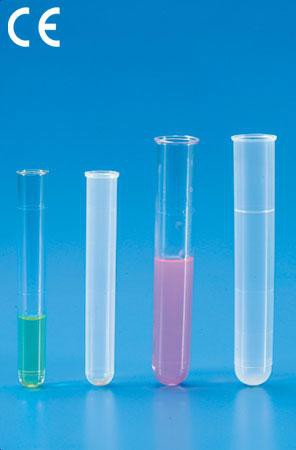 Provette cilindriche con bordo Øxh mm. 12x56 ml 3 Polistirene etichetta cf7000