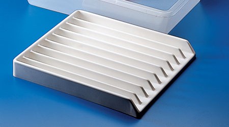 Vaschetta rettangolare portaflaconi a 9 scomparti PVC