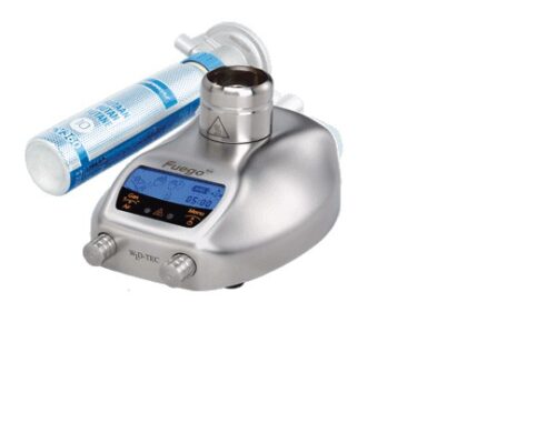 Adattatore di sicurezza con regolatore di pressione integrato per cartucce gas CV360.