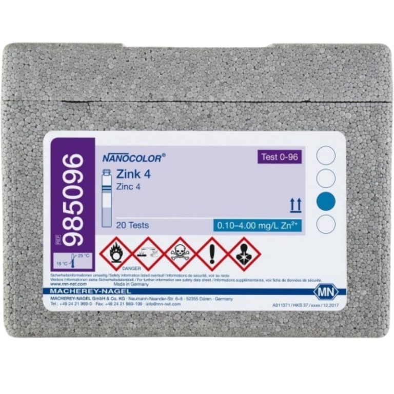 KIT ZINCO 4, 20 ANALISI NANOCOLOR (985096)