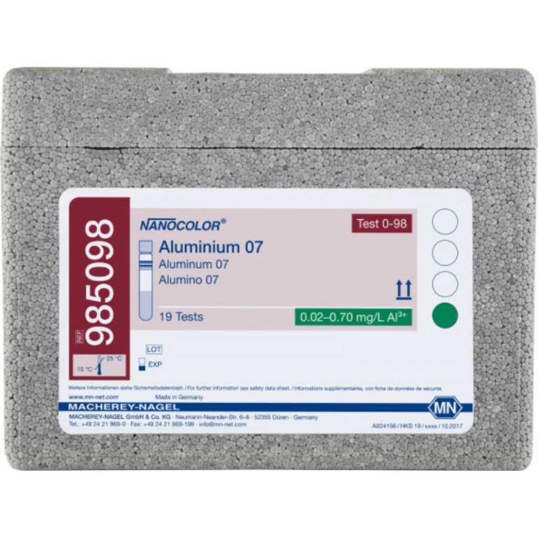KIT ALLUMINIO 7, 19 ANALISI NANOCOLOR (985098)
