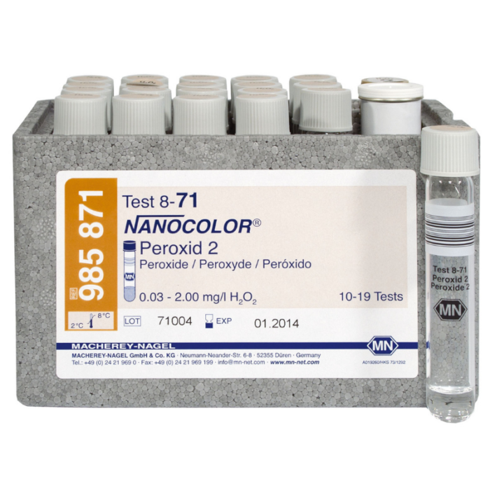 KIT PEROSSIDI 2, 20 ANALISI NANOCOLOR     (985871)
