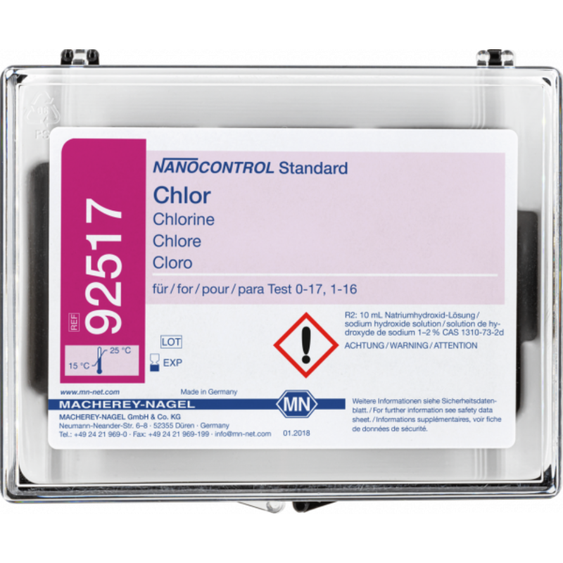 NANOCONTROL Standard Singolo Cloro2 30 Test (CM0092517) MACHEREY-NAGEL