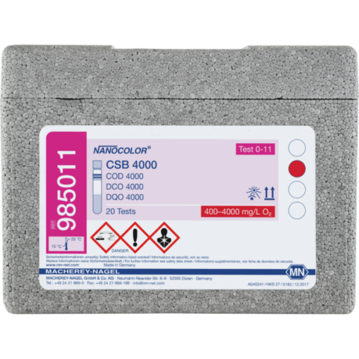 KIT COD 4000 20 ANALISI NANOCOLOR         (985011)