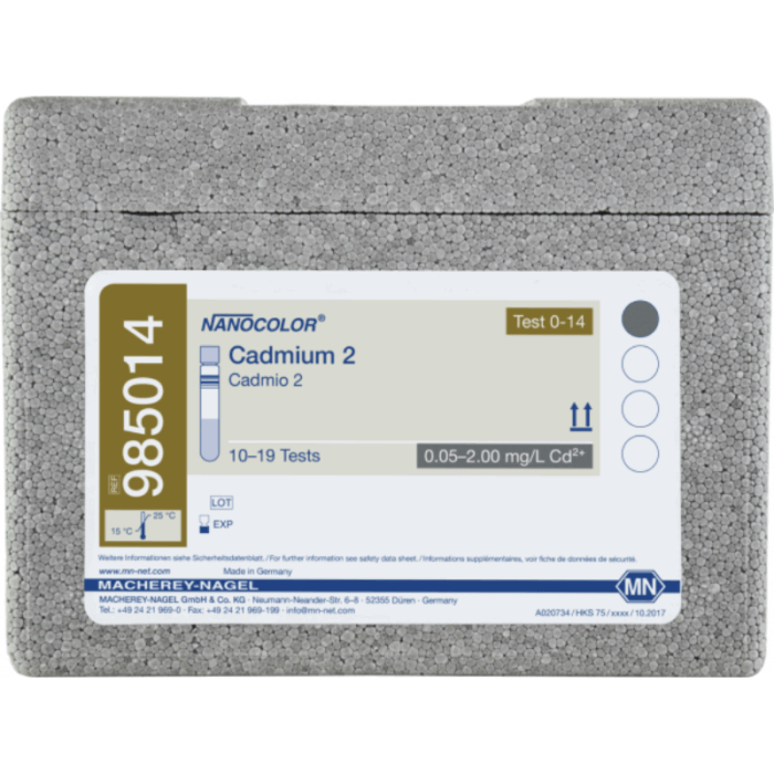 KIT CADMIO 2, 10-19 ANALISI NANOCOLOR     (985014)