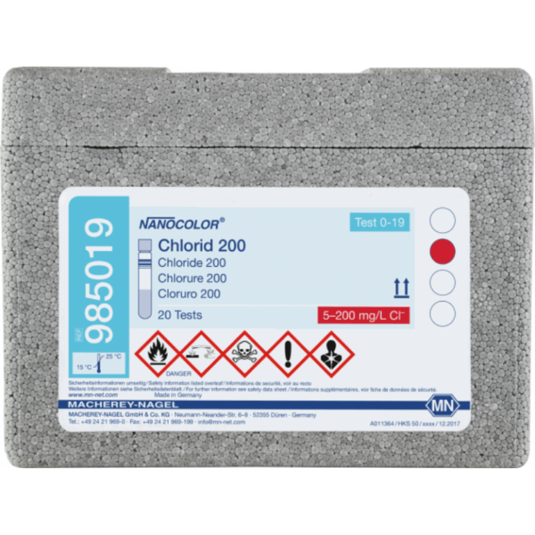 KIT CLORURO 200, 20 ANALISI NANOCOLOR (985019)
