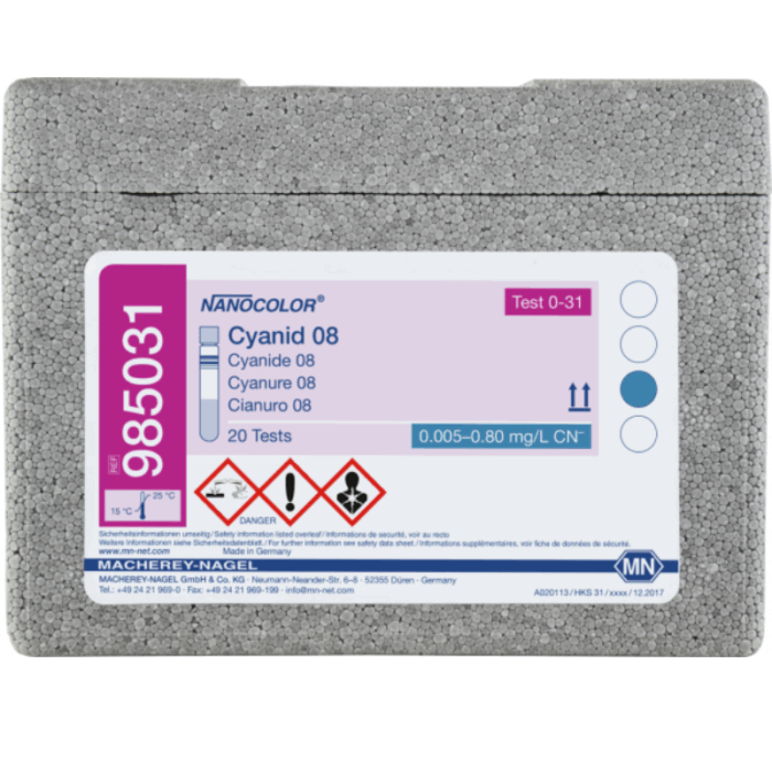 KIT CIANURI 08, 20 ANALISI NANOCOLOR      (985031)