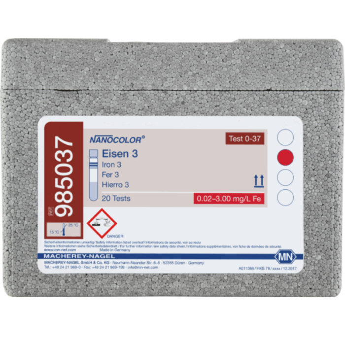 KIT FERRO 3, 20 ANALISI NANOCOLOR         (985037)