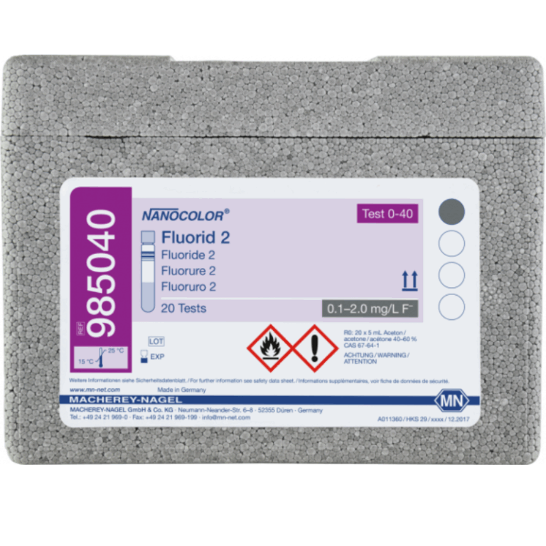 KIT FLUORURI 2, 20 ANALISI NANOCOLOR (985040)