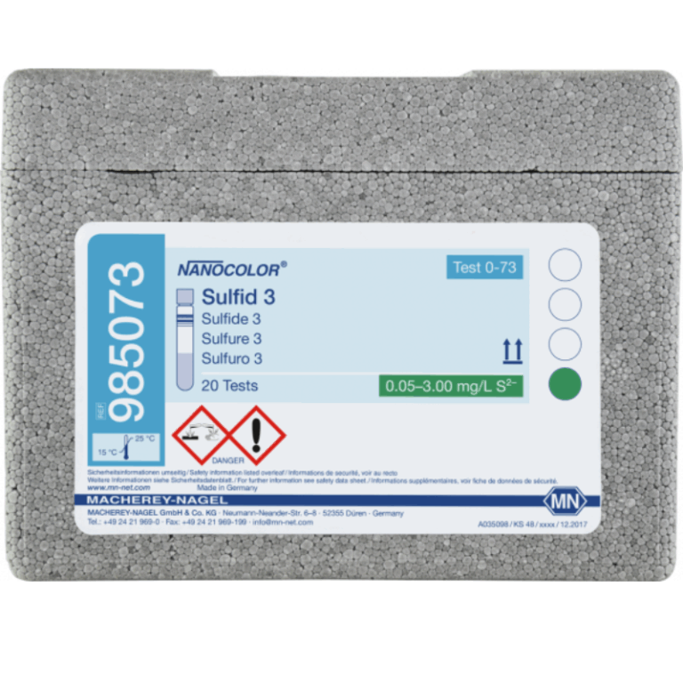 KIT SOLFURI 3, 20 ANALISI NANOCOLOR (985073)