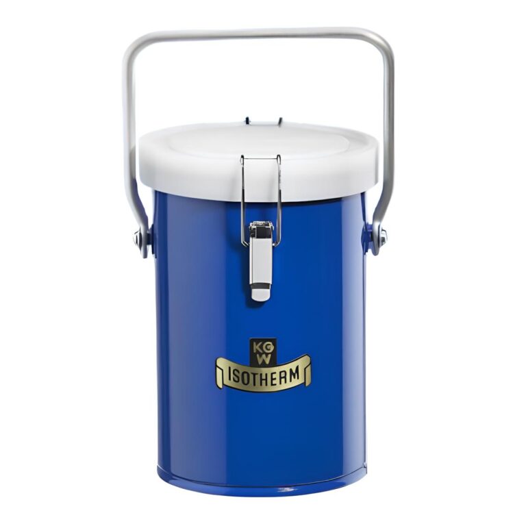 Contenitore Dewar 28 B 3L cilindrico c/coperchio in metallo (1213) KGW