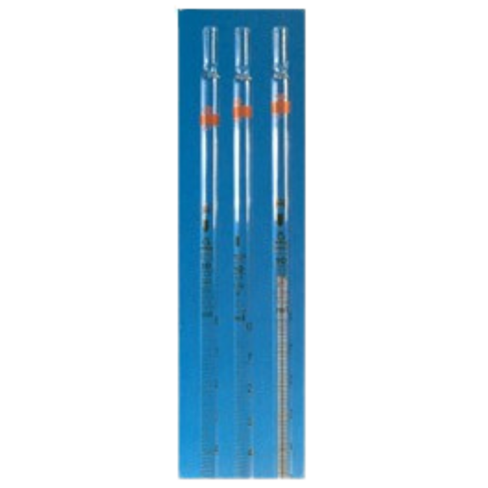 PIPETTA CL.B ML  5-1/10 VETRO NEUTRO      SCOLAMENTO TOTALE