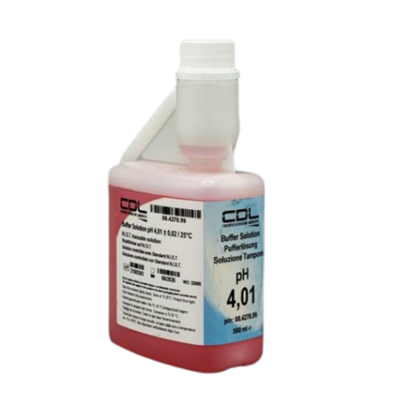 SOLUZIONE pH 4.01 ±0.02/25°C 250 ML ROSSO CDL