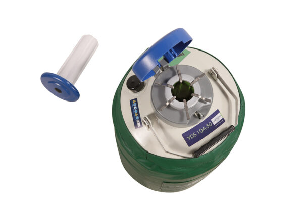 Contenitore Dewar YDS 10A-50DL 10L 50mm c/6 cestelli a doppio livello CRYOFARM - immagine 2