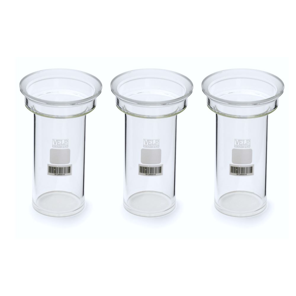 Bicchiere estrazione S Ø 48x120mm 3pz VELP