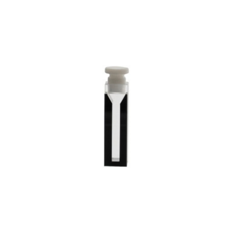 Cuvette quarzo P.O. 10 mm semimicro 2 pz c/tappo per spettrofotometria