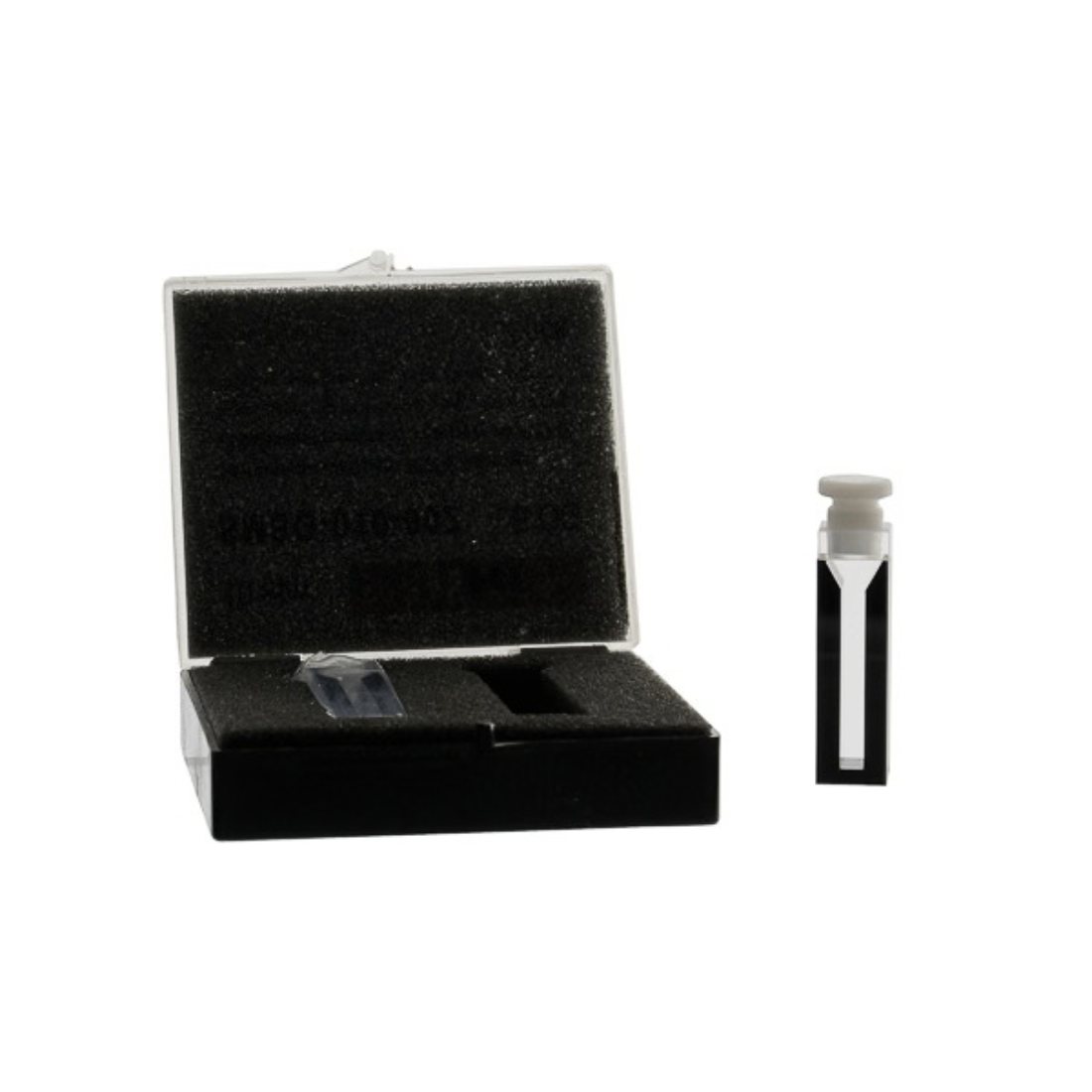 Cuvette quarzo P.O. 10 mm semimicro 2 pz c/tappo per spettrofotometria - immagine 2